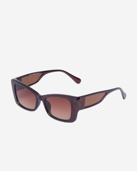 Okulary damskie przeciwsłoneczne brązowe Shelovet 